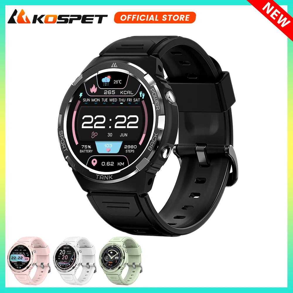 2025 Original  TANK S1 Military Smart Watch for Men Women AMOLED IP69K 5ATM Waterproof 60 Days Long Battery Bluetooth Call