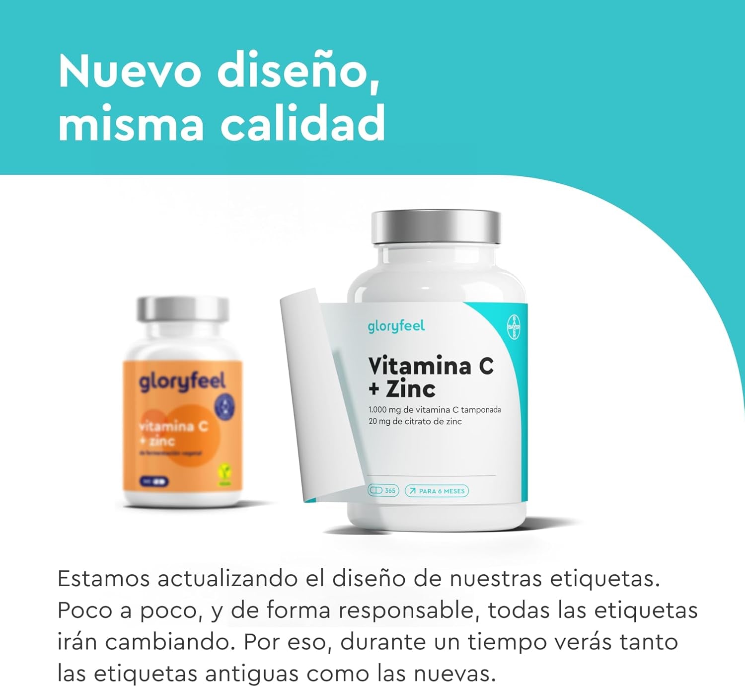 Vitamina C + Zinc - 365 Cápsulas - 1000Mg Vitamina C + 20Mg Zinc - Apoya El Sistema Inmunológico Y Reducen La Fatiga - Vitamina C Tamponada Con Protección Gástrica Y Ph Neutro - 100% Vegano