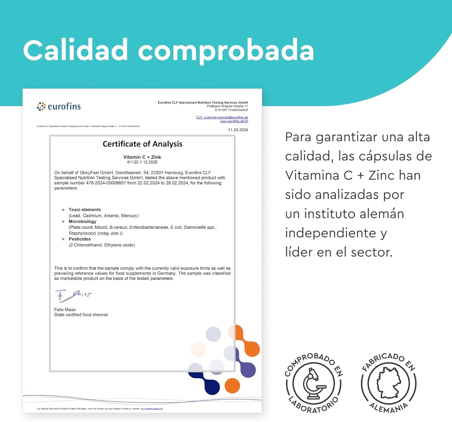Vitamina C + Zinc - 365 Cápsulas - 1000Mg Vitamina C + 20Mg Zinc - Apoya El Sistema Inmunológico Y Reducen La Fatiga - Vitamina C Tamponada Con Protección Gástrica Y Ph Neutro - 100% Vegano