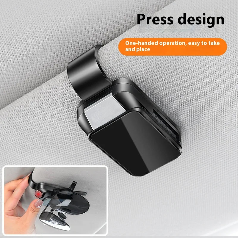 Car-Mounted Eyeglass Holder Multi-Functional Sunshade Board Storage Clip Sunglasses Frame Interior Decoration Accessories