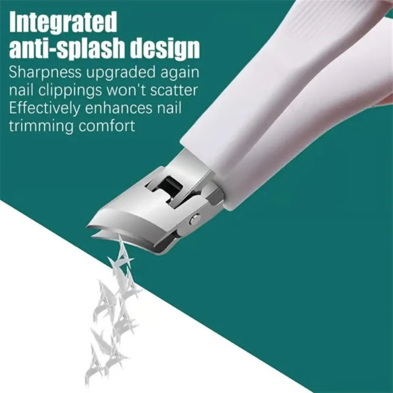 Eagle Beak Angled Nail Clippers 3-Piece Set Angled Head Large Nail Clippers Set for Thick Nails Seniors Ingrown Care